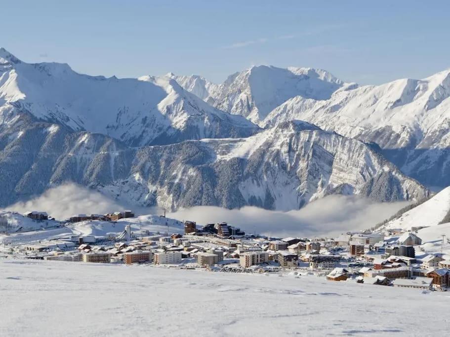 *Nouveau* Pied Des Pistes * Piscine Ext. Chauffee* Alpe d'Huez Dış mekan fotoğraf